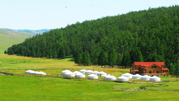 Πολυτέλεια παραδοσιακό μογγολικό Yurt 30 τετραγωνικών μέτρων με τη συγκόλληση υψηλής συχνότητας