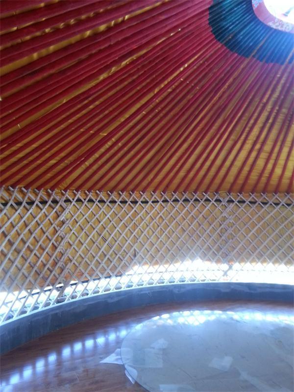 μογγολική καλυμμένη δια θόλου σκηνή διαμέτρων 4m/σκηνή στρατοπέδευσης Yurt για τη διαβίωση ή να εξυπηρετήσει