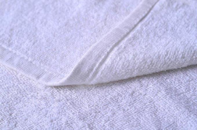 Άσπρο προϊόν μίας χρήσης πετσετών τσαγιού κουζινών ξενοδοχείων μικρό με συνδυασμένο το βαμβάκι ύφασμα