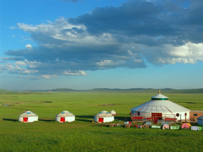 Μογγολικό σπίτι σκηνών δραστηριότητας φεστιβάλ με το ύφασμα κάλυψης αντίστασης πυρκαγιάς 4 στρώματος