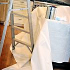 UV Resistance Painters Canvas Drop Cloth , Unbleached Fabric Drop Cloth
