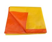Orange/Yellow PE Tarpaulin Covers Blue Heavy Duty Tarpaulins Waterproof Ground Sheet Cover